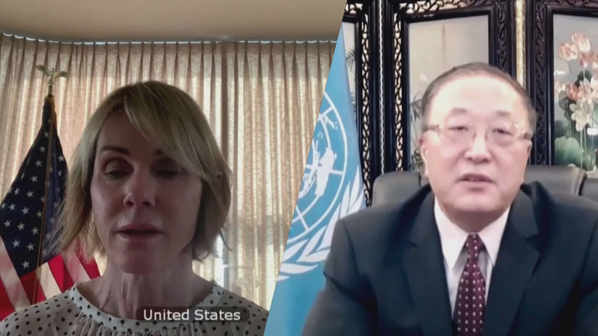 美中兩國的駐聯合國大使，在視訊會議中，也因疫情問題爭鋒相對，中方嘲諷美國疫情慘重，美國怒嗆對安理會感到可恥。