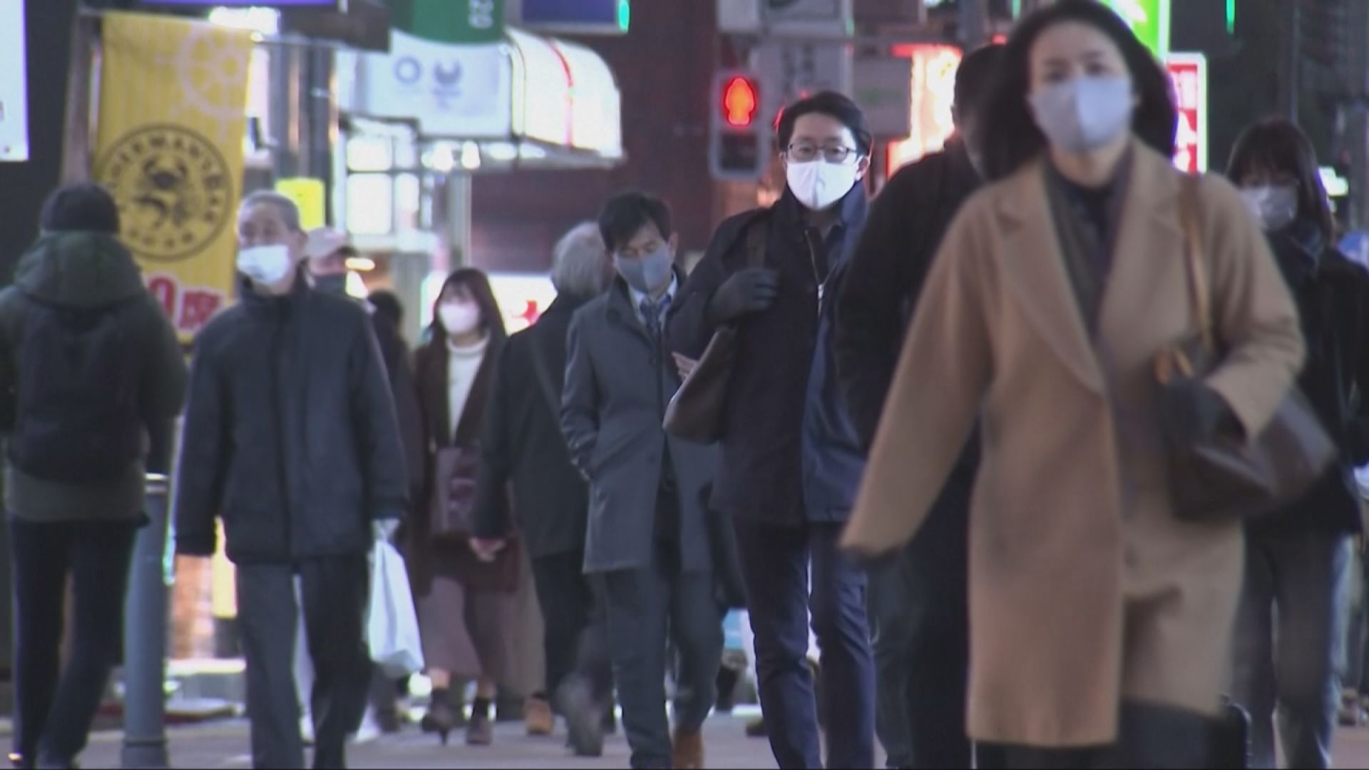 在疫情之下的日本街頭。