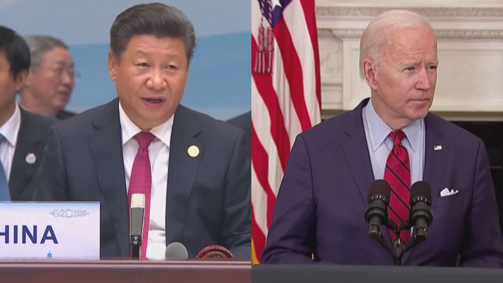 美國總統拜登和中國國家主席習近平，美中兩國領袖預計在年底前有望視訊會面。