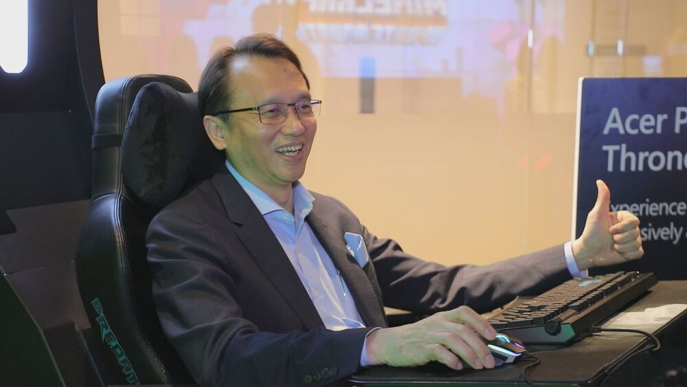宏碁董事長陳俊聖再度出手加碼自家股票100張，斥資約300萬元，累計持股已達到8023張。（非凡新聞資料照）