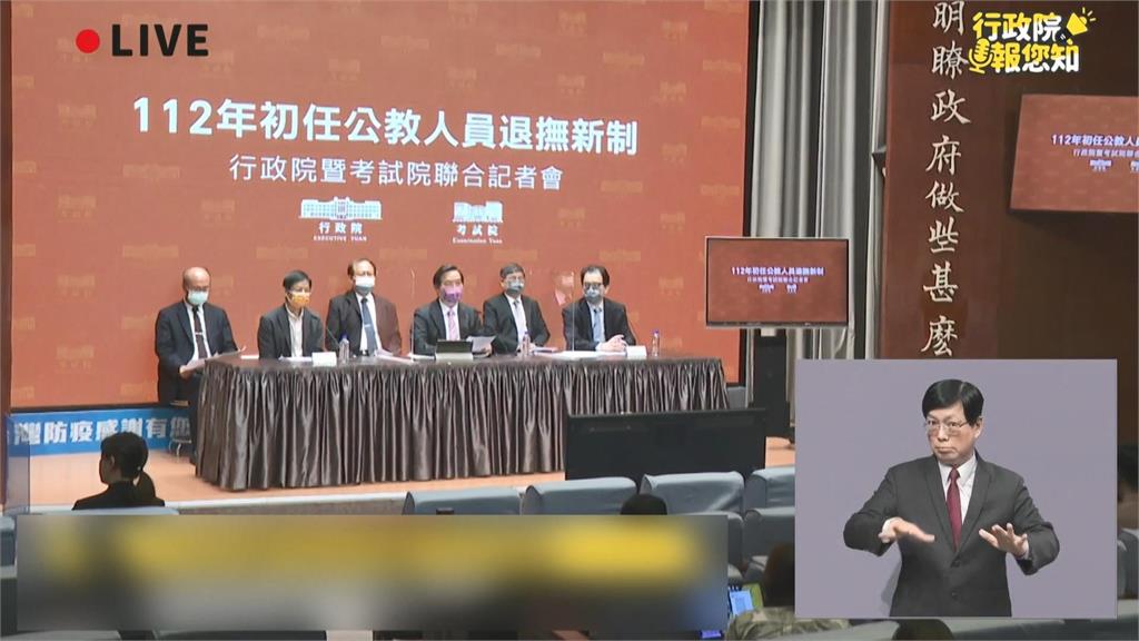行政院拍板公教退撫新制。圖／台視新聞