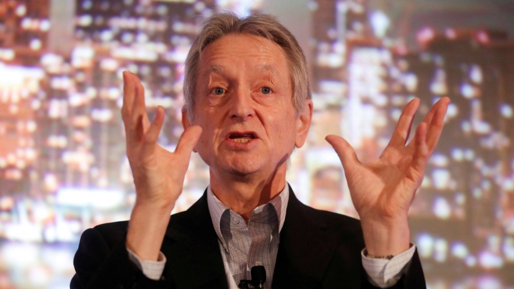 AI教父辛頓（Geoffrey Hinton）離開Google後，轉頭加入「AI警示團」。／路透社