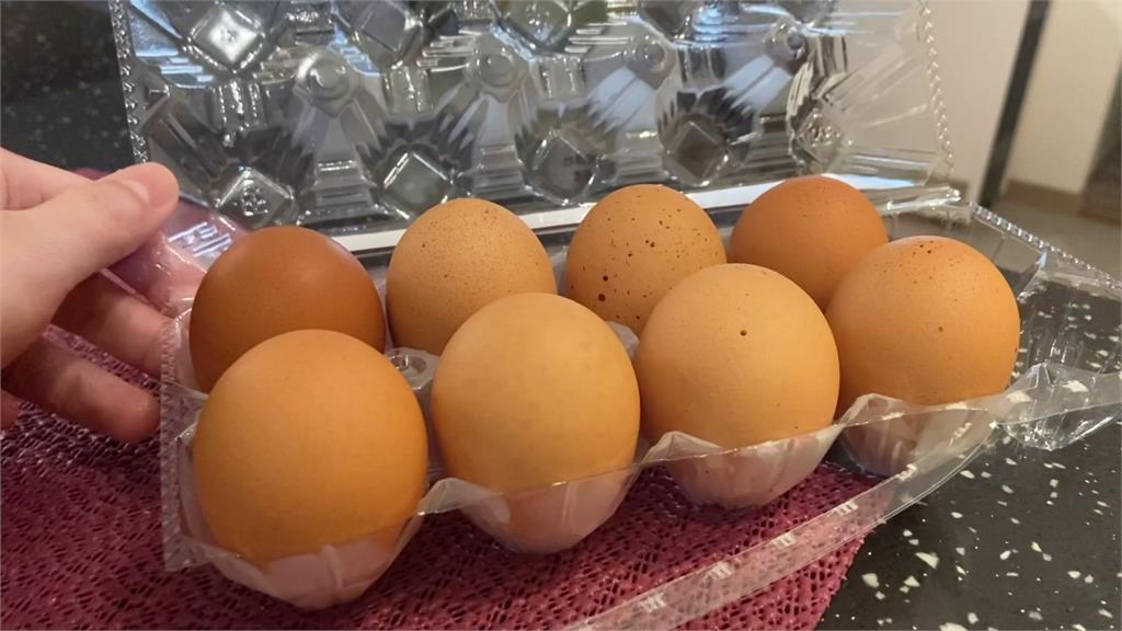 雞蛋盒上製造日實為「洗選包裝時間」。圖／台視新聞。