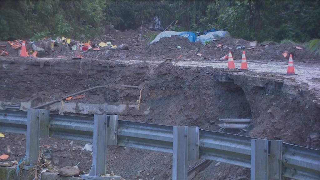 持續搶修！台14線埔霧公路。圖／台視新聞