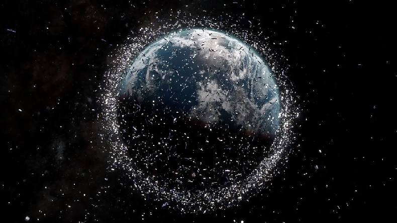地球軌道漂浮上億個大大小的太空碎片。圖／歐洲太空總署官網