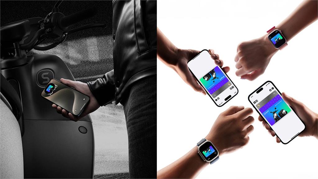 Gogoro宣布支援「Apple 錢包車鑰匙」與「iOS 尋找」功能。圖／翻攝自FB @Gogoro Taiwan