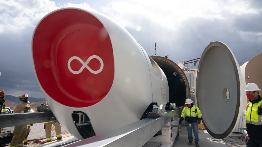 Hyperloop One曾經備受維珍集團青睞（圖／維珍超級高鐵）
