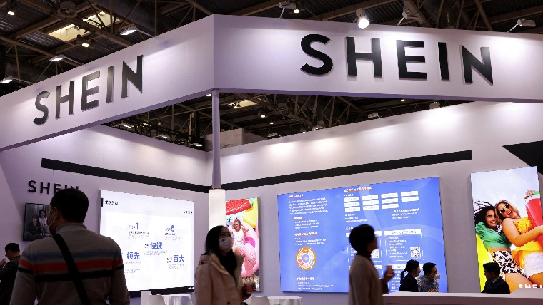 Shein為世界各地千禧與Z世代經常使用的熱門電商平台。圖／路透社