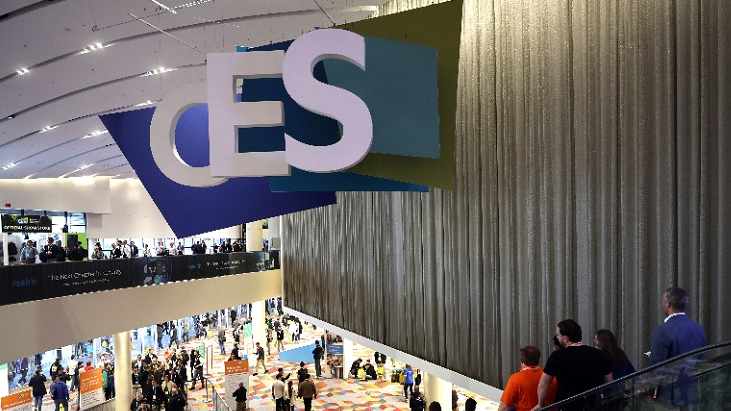 全球科技界年度盛會CES大展周五在拉斯維加斯閉幕。圖／路透社