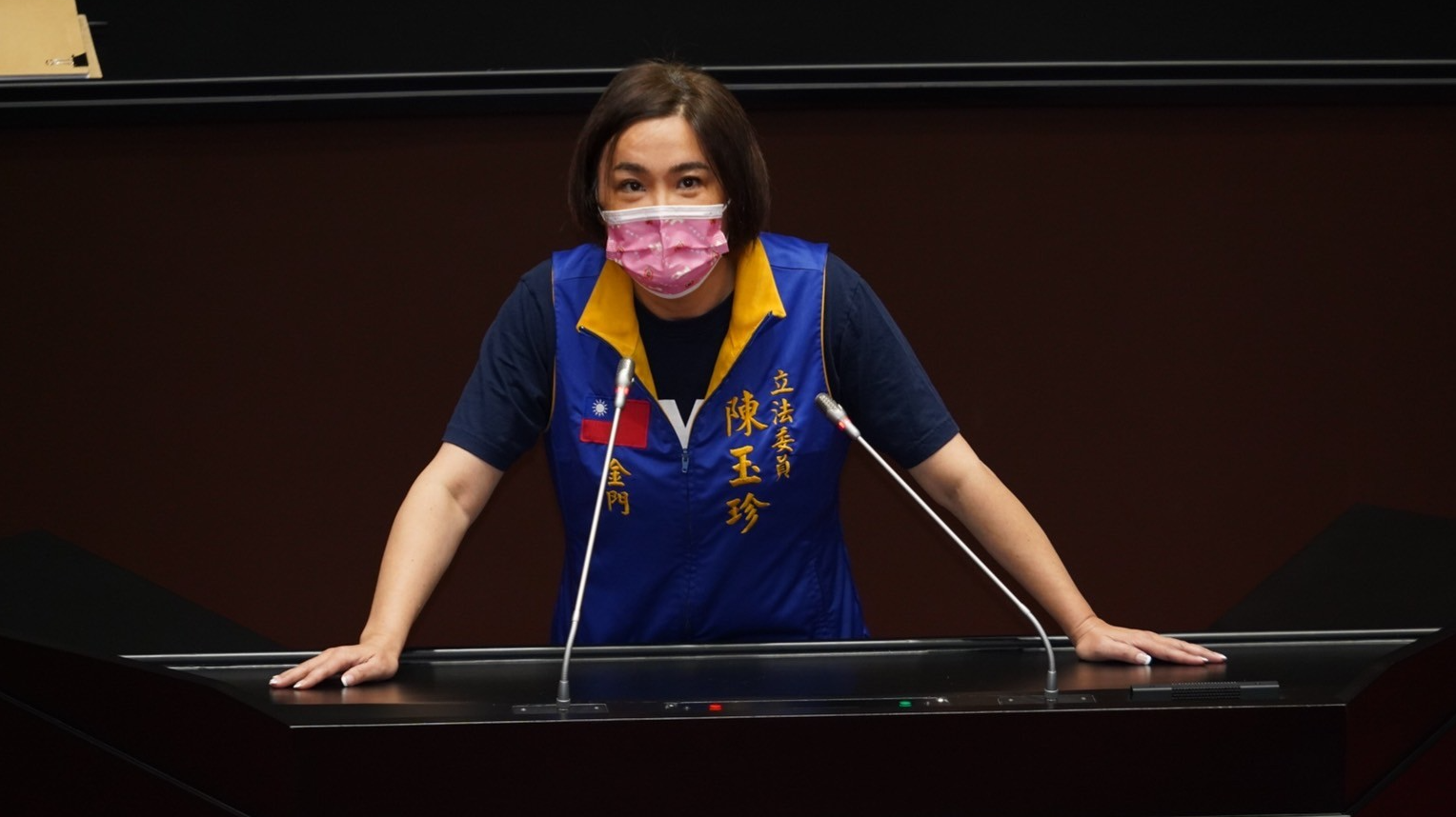 國民黨金門立委陳玉珍早些時候自行宣布當選。（圖／翻攝自陳玉珍臉書）