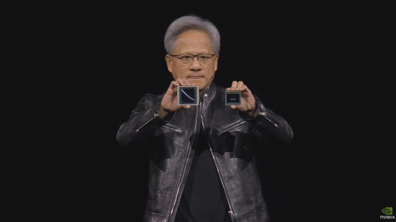 用AI打造AI世代來臨，輝達執行長黃仁勳宣布，由輝達、台積電、新思共同打造的運算式微影平台cuLitho正式上路。圖／非凡新聞網資料照