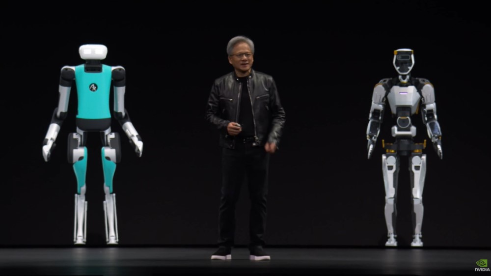 輝達推出人型機器人通用基礎模型Project GR00T（翻攝自輝達Youtube頻道）