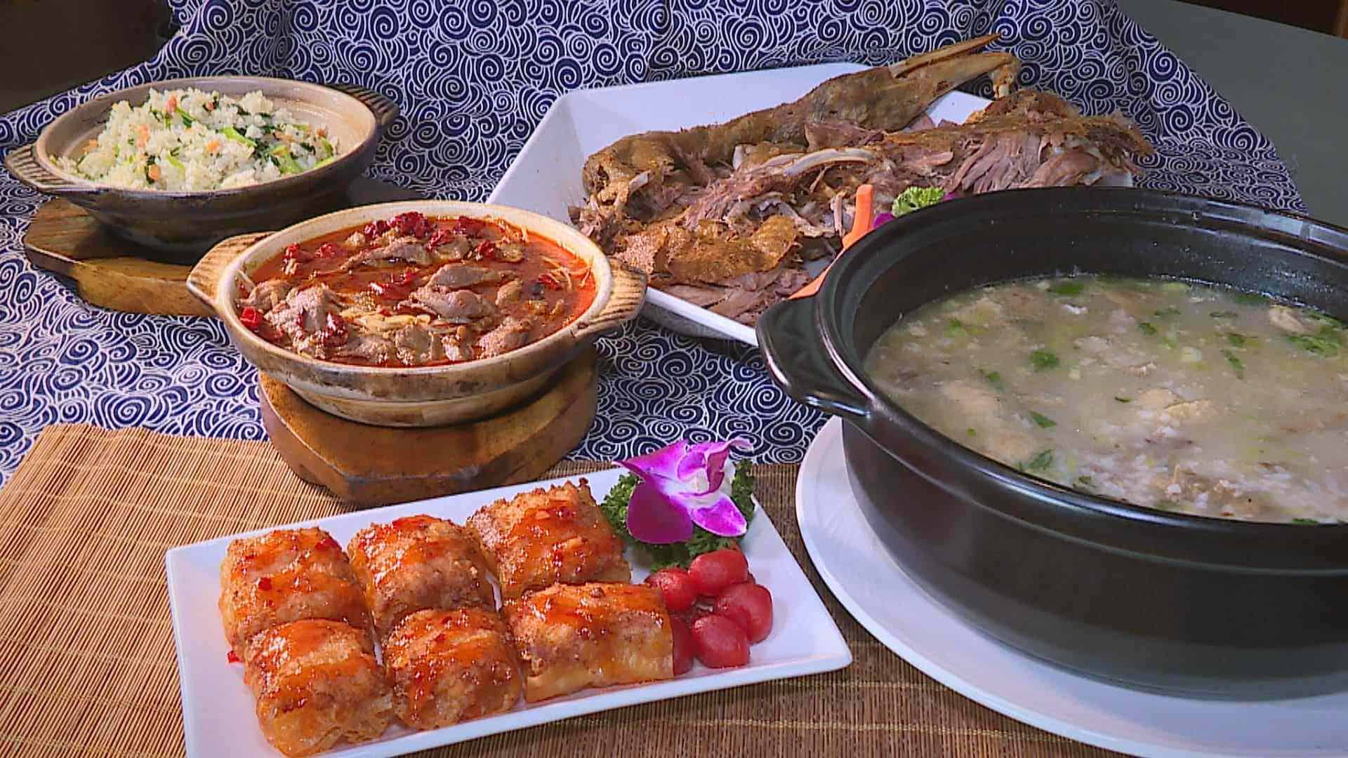 隱身桃園巷弄裡的中餐廳，結合了川菜，台菜、上海菜等各種菜系，一整桌的佳餚，讓人看了胃口大開。（記者吳承恩／攝影）
