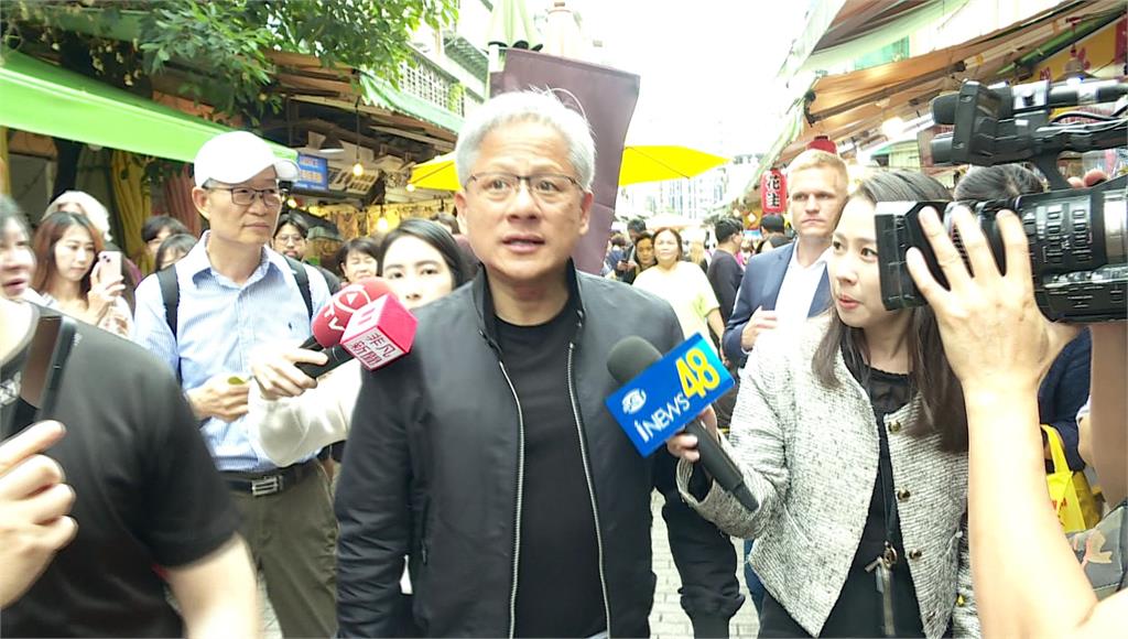 輝達執行長黃仁勳。圖／台視新聞