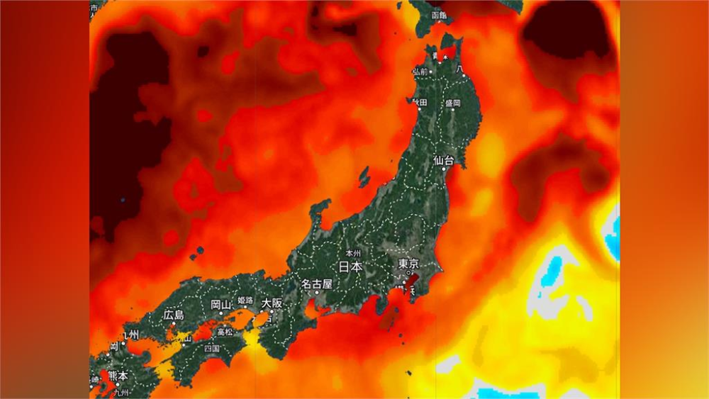 日本東京21日晚間降下破紀錄大雨，鄭明典指出，天氣極端和日本周邊的高海溫脫不了關係。圖／翻攝自Facebook@鄭明典
