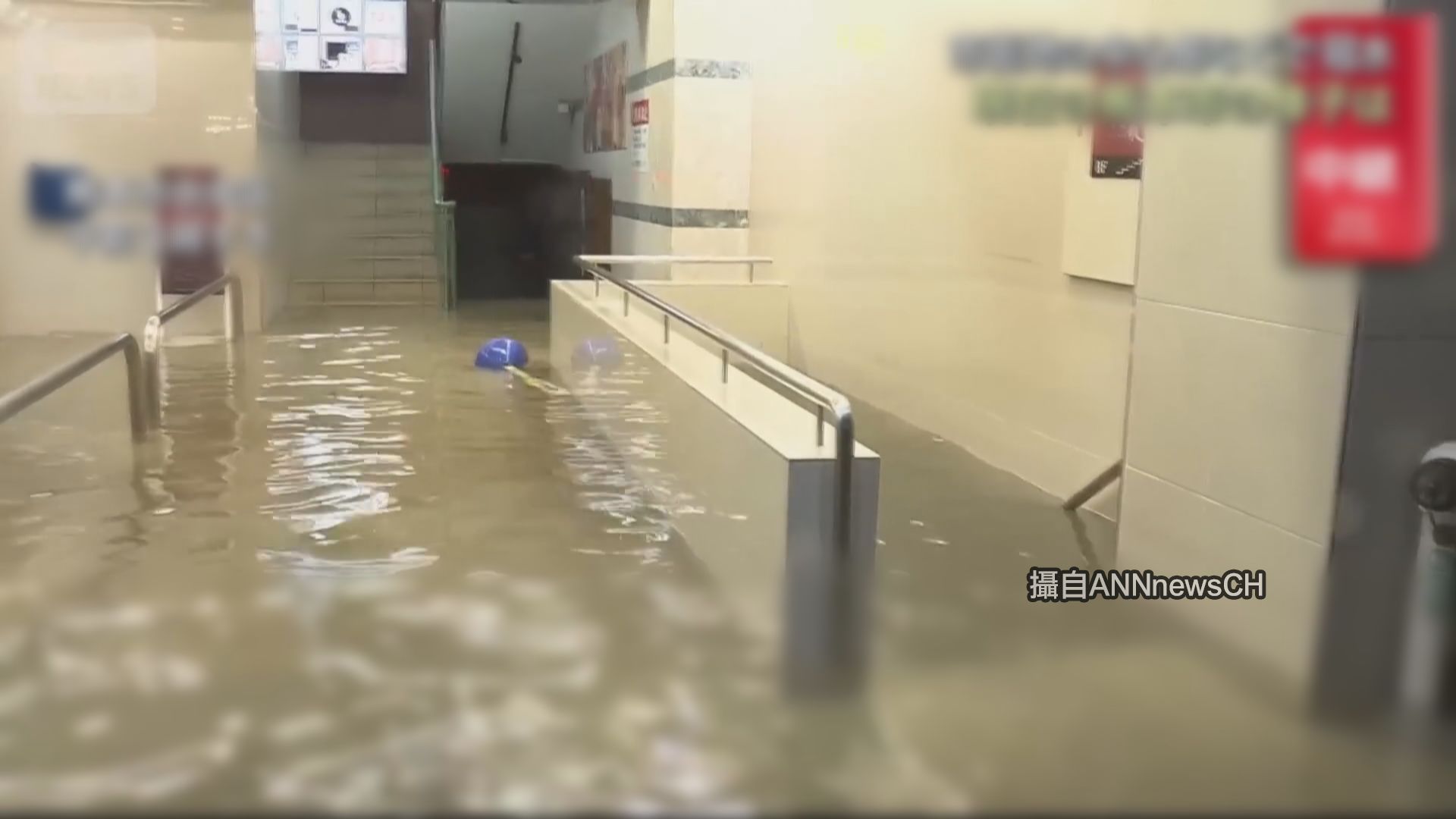 熊本暴雨破紀錄!商店街慘淹 新幹線全停駛 。圖／翻攝自網路。