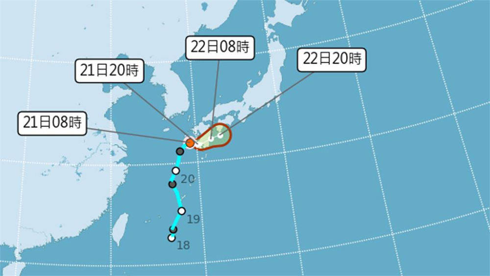 玲玲颱風生成！直撲日本九州 最新預測路徑曝。圖／台視新聞