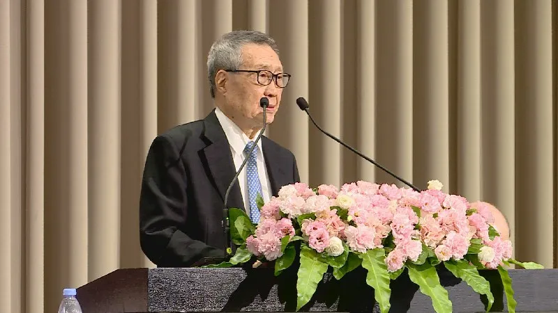 114年南亞塑膠工業股東會董座吳嘉昭致詞。（圖／非凡新聞資料照）