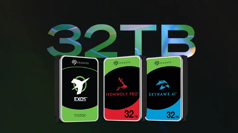 希捷產品（翻攝自希捷官網）