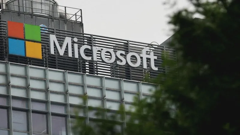 微軟上季營收、獲利優預期，盤後卻重挫近7%（圖／路透社）