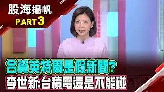 (有CC字幕)路透:台積邀3巨頭合資經營英特爾晶圓代工 又傳合資英特爾製造業務 台積電該不該賣?20250315-3股海揚帆*王夢萍 李世新 @ustvbiz